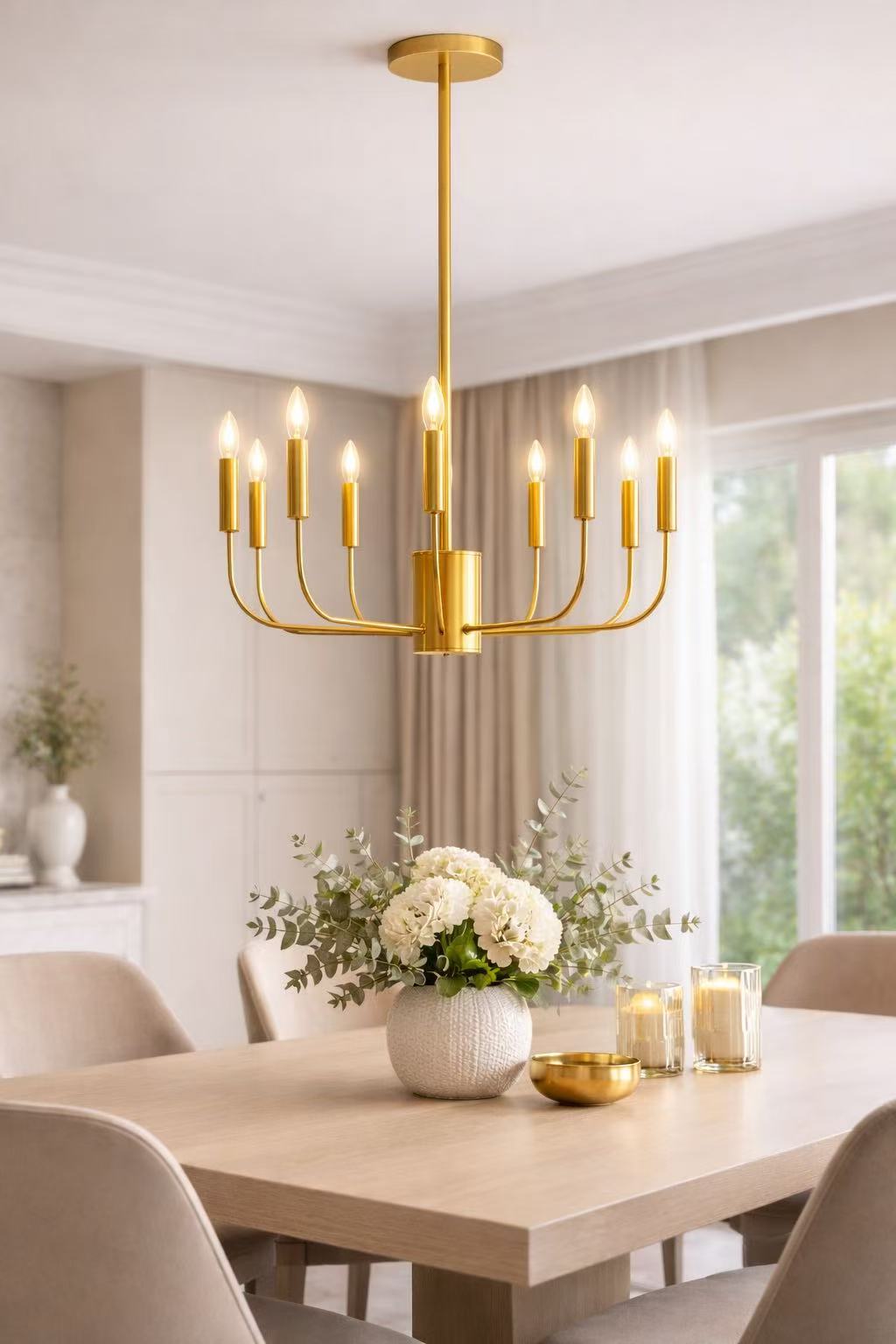 Imperial Lumière Gold Chandelier (10-Light) - Image 4