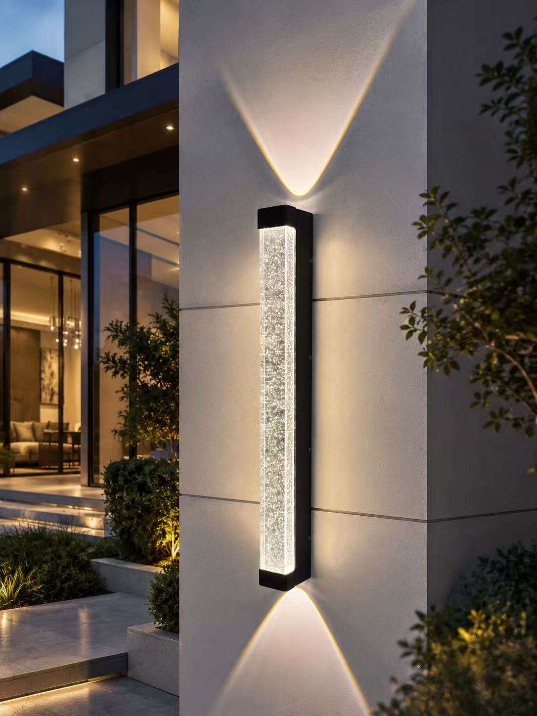 Bubble Effect LED Wall Sconce – Modern Aluminum Acrylic Wall Light 16W - Image 4