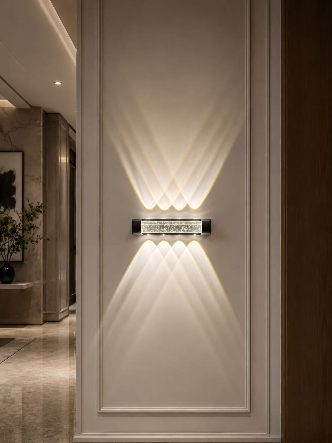 GlowBar Modern LED Wall Light – 12W IP54 Warm White - Image 4