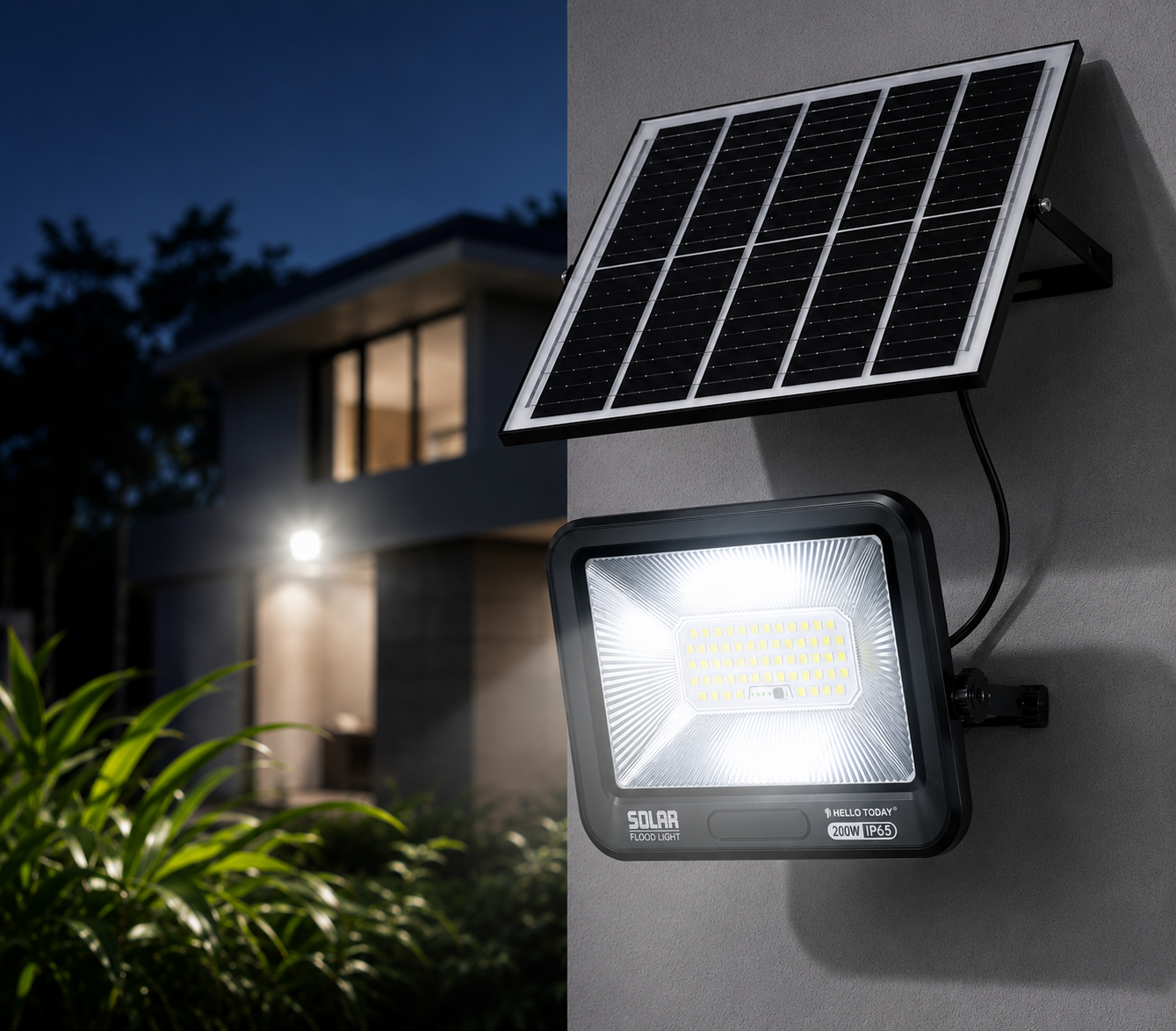 Hello Today E7 Solar Flood Light - Image 2