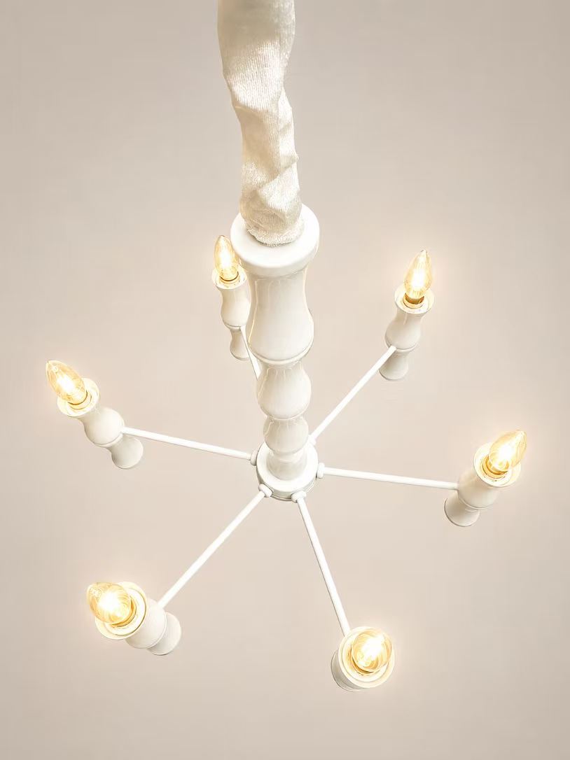 Ivory Grace 6-Light Chandelier - Image 2