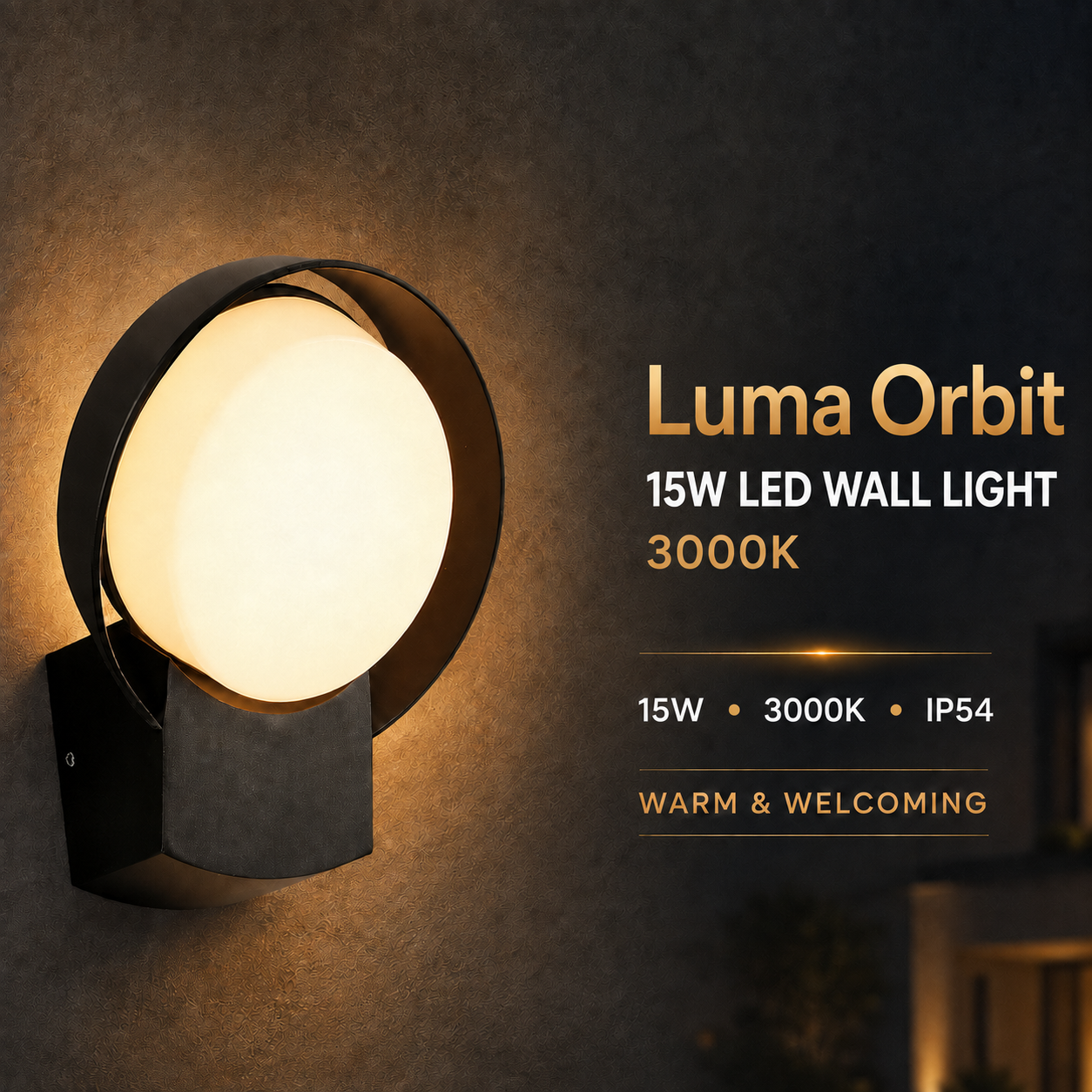 Luma Orbit 15W LED Wall Light–3000K - Image 5